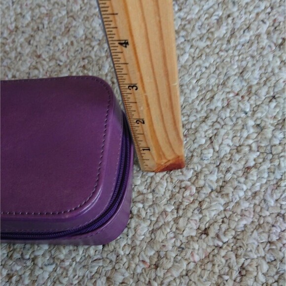Rowallen Purple Leather jewelry box - Picture 12 of 12